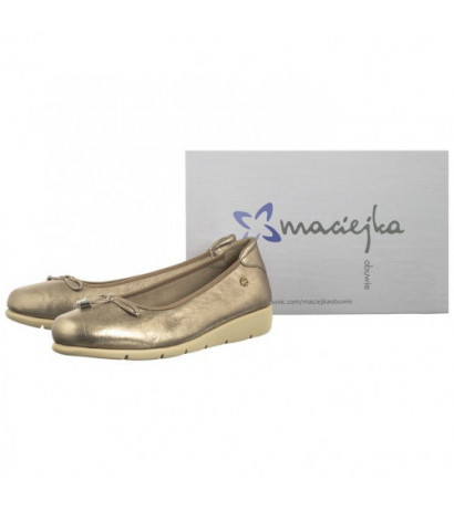 Maciejka Złote P6504-25/00-1 (MA1227-a) ballerinas