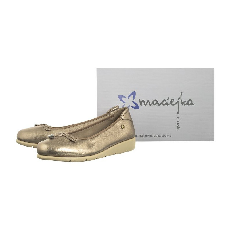 Maciejka Złote P6504-25/00-1 (MA1227-a) ballerinas