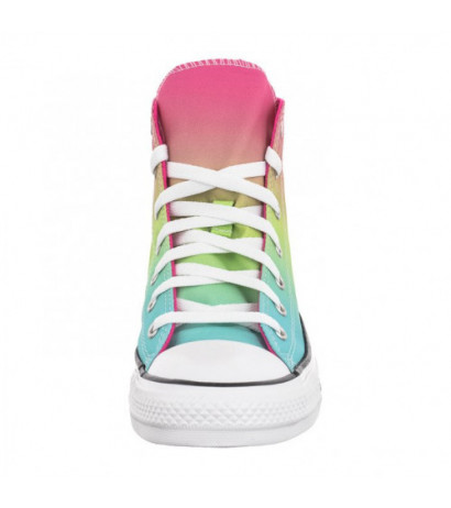 Converse CTAS Hi Triple Cyan/Chaos Fuchsia A07337C (CO690-a) sneakers