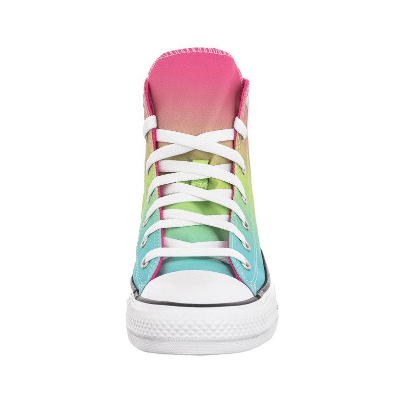 Converse CTAS Hi Triple Cyan/Chaos Fuchsia A07337C (CO690-a) sneakers