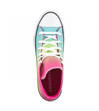 Converse CTAS Hi Triple Cyan/Chaos Fuchsia A07337C (CO690-a) sneakers