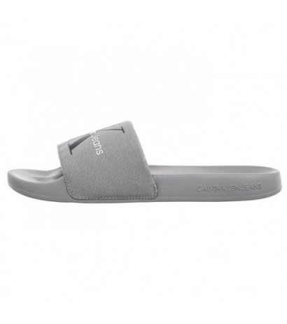 Calvin Klein Slide Monogram Co Formal Grey/Mushroom YM0YM00061 0IP (CK287-c) slippers