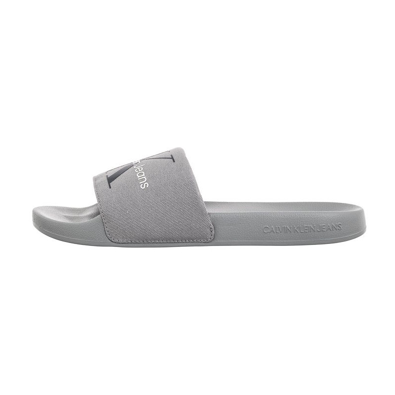 Calvin Klein Slide Monogram Co Formal Grey/Mushroom YM0YM00061 0IP (CK287-c) slippers