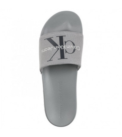 Calvin Klein Slide Monogram Co Formal Grey/Mushroom YM0YM00061 0IP (CK287-c) slippers