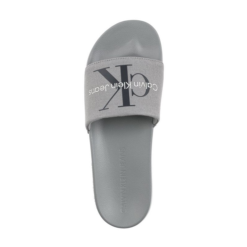 Calvin Klein Slide Monogram Co Formal Grey/Mushroom YM0YM00061 0IP (CK287-c) slippers