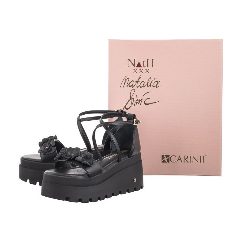 Carinii Czarne B9987__-E50-063-000-G06 (CI771-a) shoes