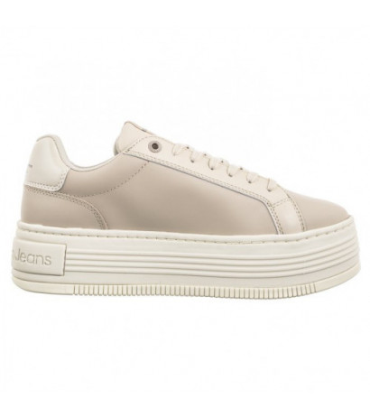 Calvin Klein Bold Platf Low Lace Lth Ml Mtl Eggshell/Creamy White YW0YW01516 0GB (CK506-a) shoes