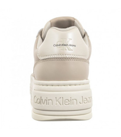 Calvin Klein Bold Platf Low Lace Lth Ml Mtl Eggshell/Creamy White YW0YW01516 0GB (CK506-a) shoes