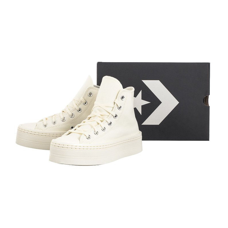 Converse CTAS Modern Lift Hi Egret/Egret/Egret A06140C (CO691-b) shoes