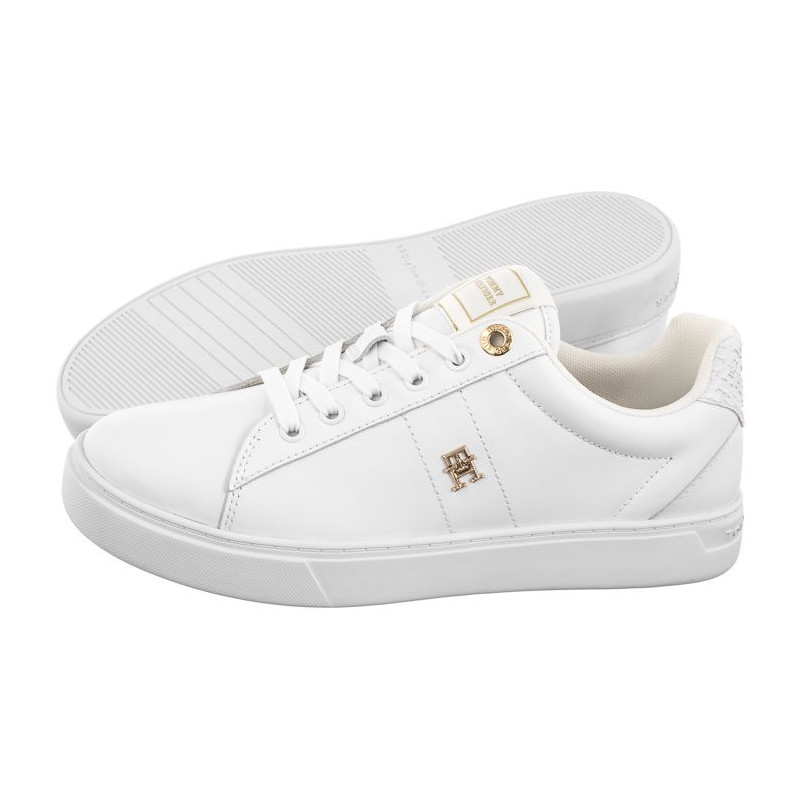 Tommy Hilfiger Elevated Essent Sneaker Monogram White FW0FW07999 YBS (TH1119-a) sports Shoes