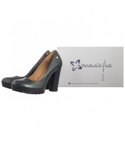 Maciejka Zielony Metalik 02629-61/00-1 (MA208-j) shoes