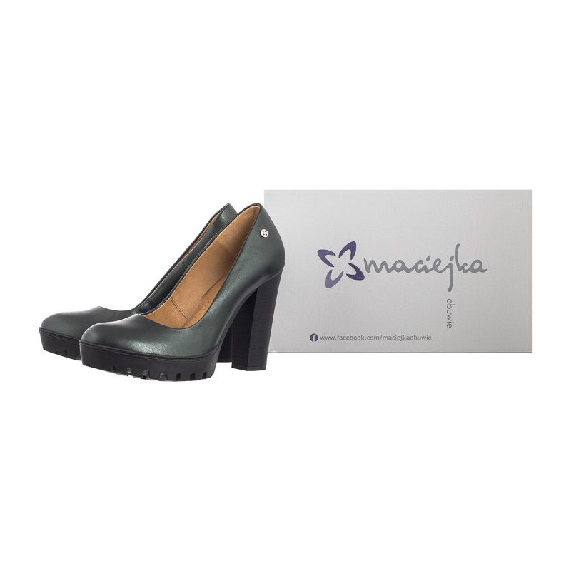 Maciejka Zielony Metalik 02629-61/00-1 (MA208-j) shoes