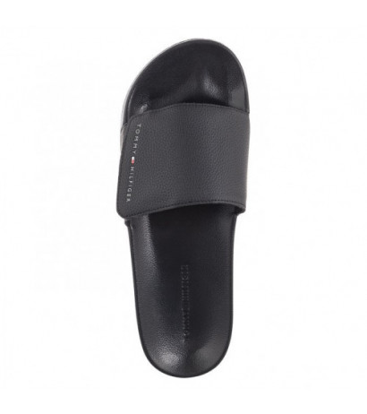 Tommy Hilfiger Strappy Hilfiger Pool Slide Black FM0FM05095 BDS (TH1120-a) slippers