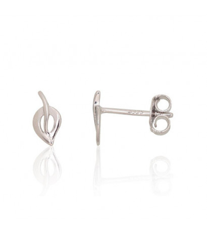 Silver stud earrings...