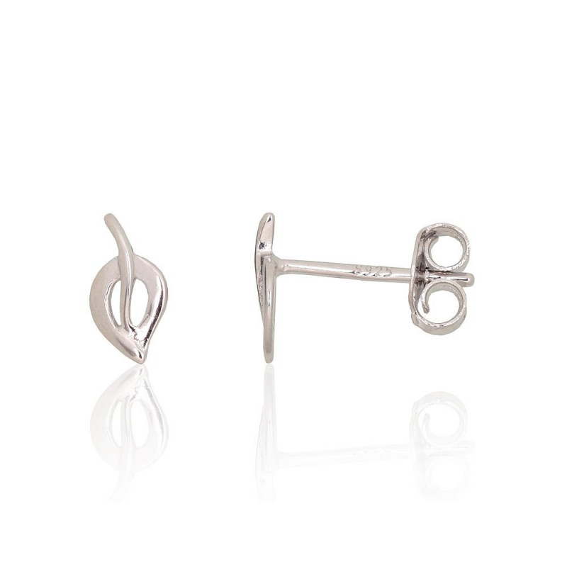 Silver stud earrings 2204155(PRh-Gr), Silver 925°, Rhodium (Plating)