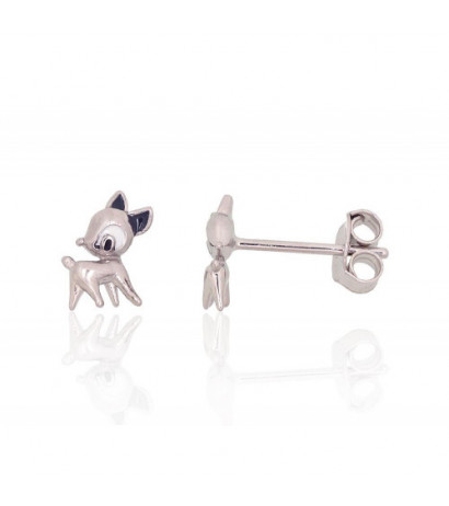 Silver stud earrings...