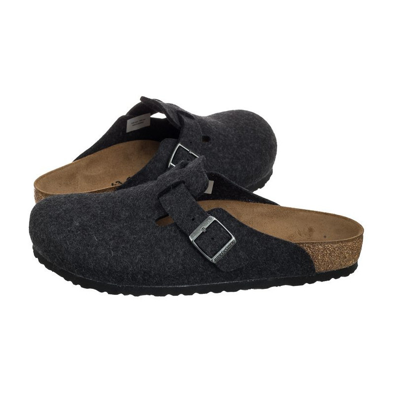 Birkenstock Boston BS Anthracite 0160371 (BK78-a) slippers