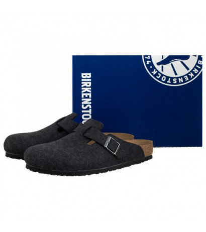 Birkenstock Boston BS Anthracite 0160371 (BK78-a) slippers