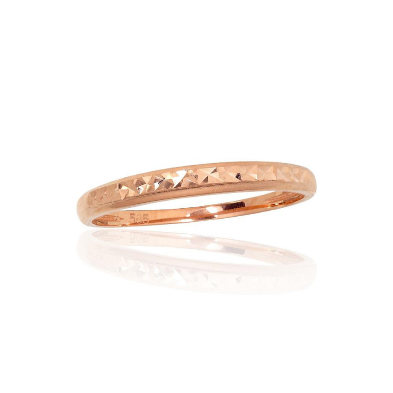 Gold ring 1100709(Au-R), Red Gold 585°