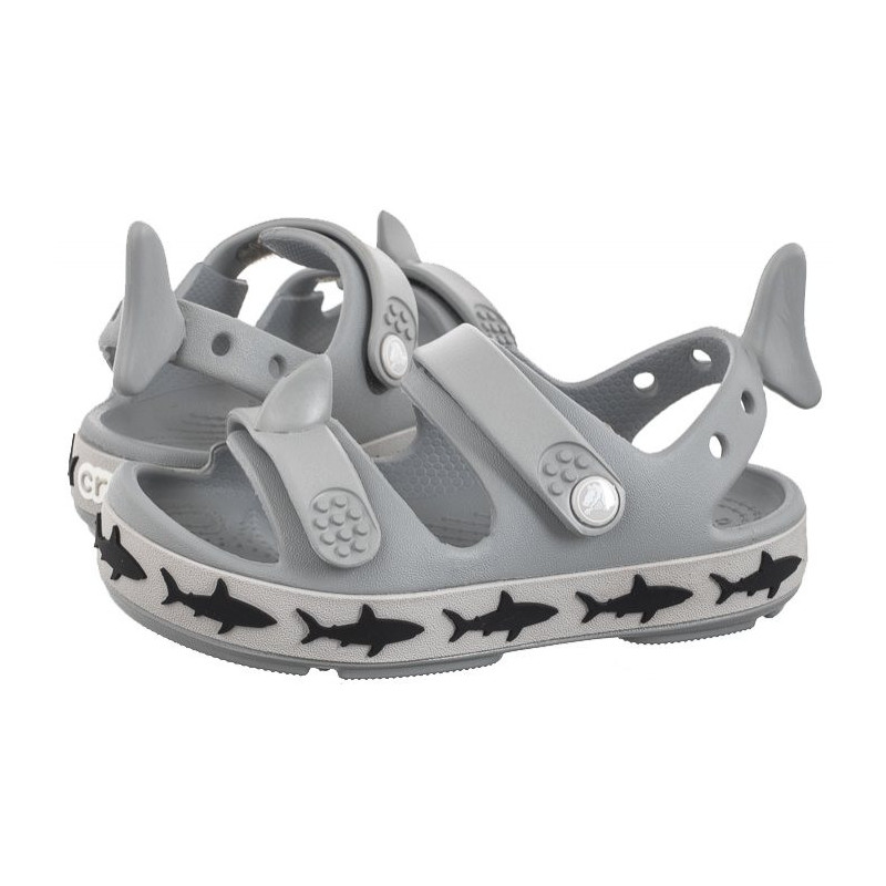 Crocs Crocband Cruiser Shark Sandal Light Grey 210031-007 (CR336-a) sandals