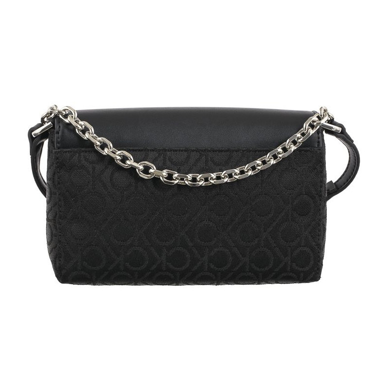 Calvin Klein Re-Lock Mini Crossbody Bag CK Black Mono Jacquard K60K612642 0GK (CK519-a) handbag