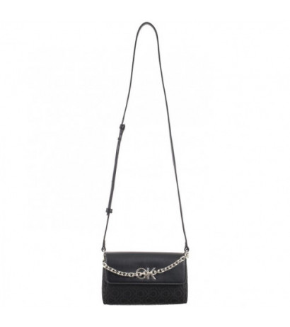 Calvin Klein Re-Lock Mini Crossbody Bag CK Black Mono Jacquard K60K612642 0GK (CK519-a) handbag