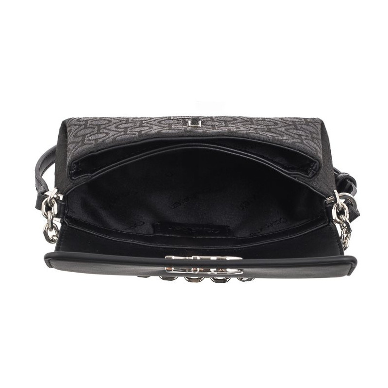 Calvin Klein Re-Lock Mini Crossbody Bag CK Black Mono Jacquard K60K612642 0GK (CK519-a) handbag