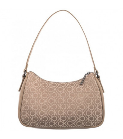 Calvin Klein CK Refine Shoulder Bag-JCQ Chanterelle Mono Jacquard K60K612333 0HE (CK525-a) handbag