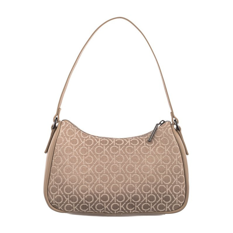 Calvin Klein CK Refine Shoulder Bag-JCQ Chanterelle Mono Jacquard K60K612333 0HE (CK525-a) handbag