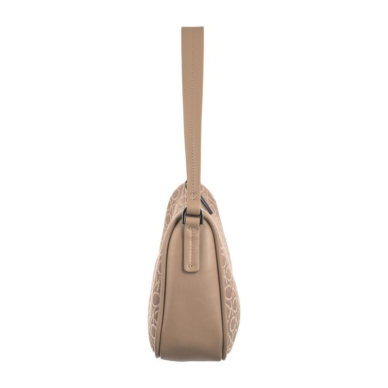 Calvin Klein CK Refine Shoulder Bag-JCQ Chanterelle Mono Jacquard K60K612333 0HE (CK525-a) handbag