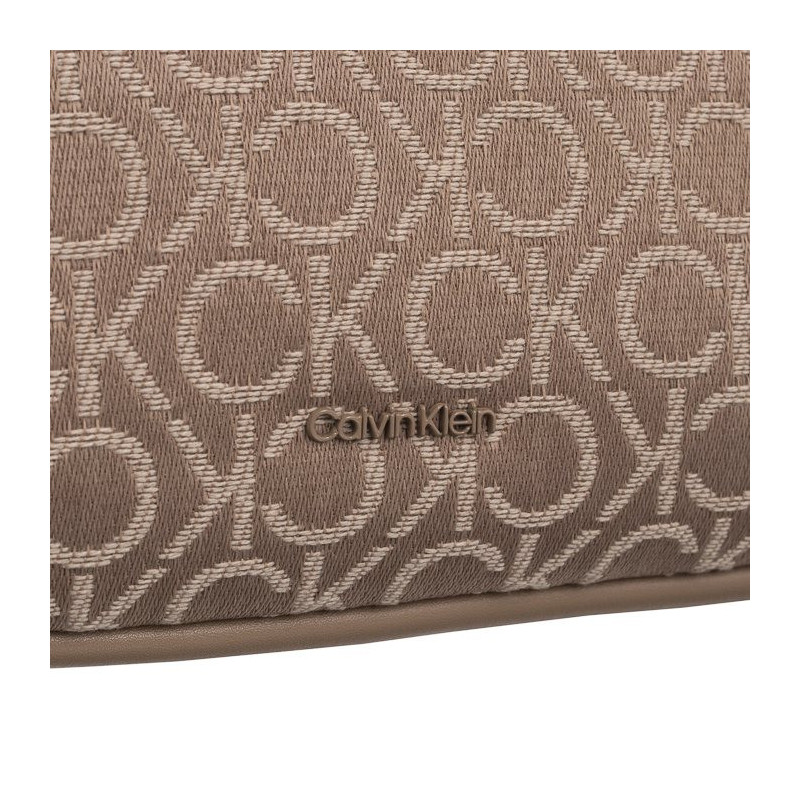 Calvin Klein CK Refine Shoulder Bag-JCQ Chanterelle Mono Jacquard K60K612333 0HE (CK525-a) handbag