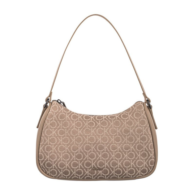 Calvin Klein CK Refine Shoulder Bag-JCQ Chanterelle Mono Jacquard K60K612333 0HE (CK525-a) handbag