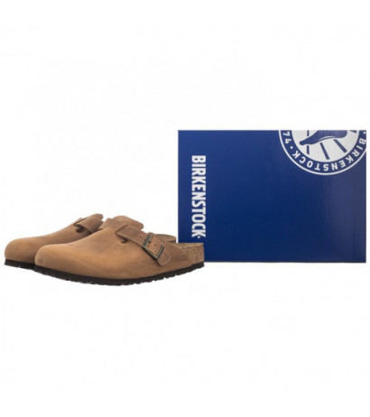 Birkenstock Boston BS Cognac 1028179 (BK212-c) slippers