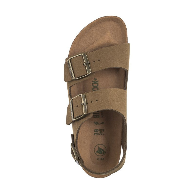 Birkenstock Milano BS Soft Birki Vegan Pine Green 1028695 (BK274-a) sandals