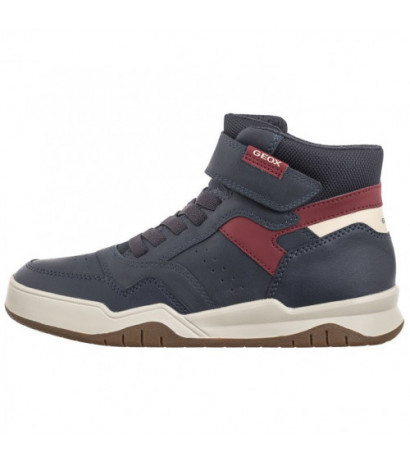 Geox J Perth B. F - Wax.Syn+Nylon Navy/Dk Red J367RF 0MEFU C4244 (GE178-a) sports shoes