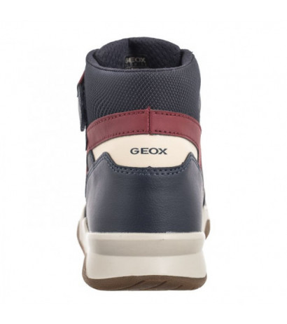 Geox J Perth B. F - Wax.Syn+Nylon Navy/Dk Red J367RF 0MEFU C4244 (GE178-a) sports shoes