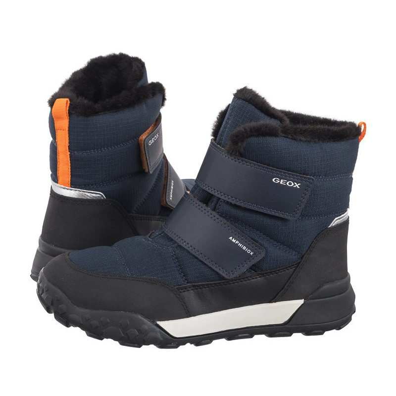 Geox J Trekkyup B Abx F - Nylon+Dbk Navy/Black J46MBF 0FU50 C0045 (GE180-a) boots