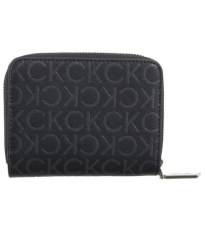 Calvin Klein CK Must MD Zip Around Mono Black Monogram Pu K60K612433 0GM (CK537-a) handbag