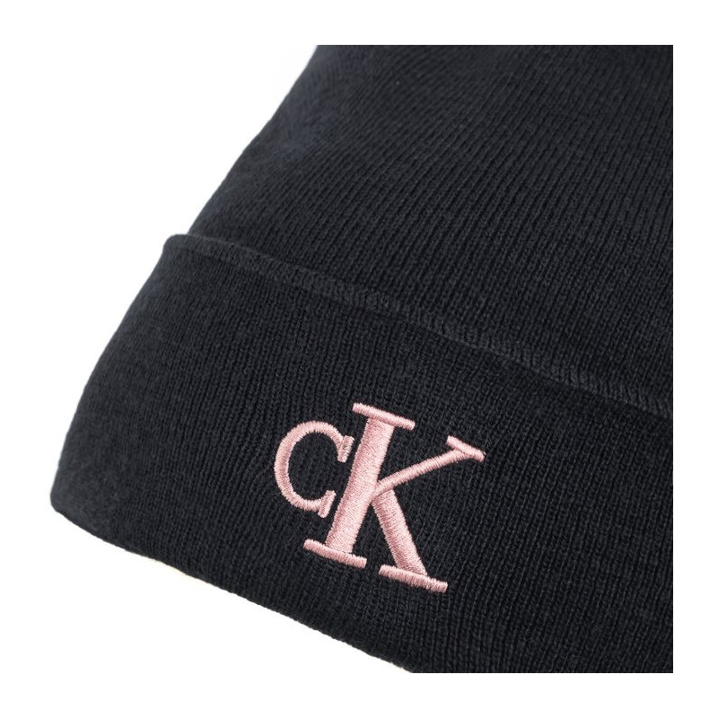 Calvin Klein Monogram Embro Beanie K60K612319 01P (CK529-c) cap