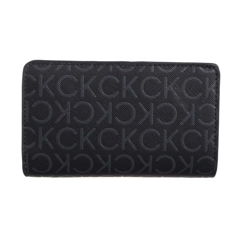 Calvin Klein CK Daily MD Bifold Mono Black Monogram Pu K60K612683 0GM (CK535-a) handbag