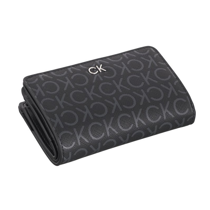 Calvin Klein CK Daily MD Bifold Mono Black Monogram Pu K60K612683 0GM (CK535-a) handbag