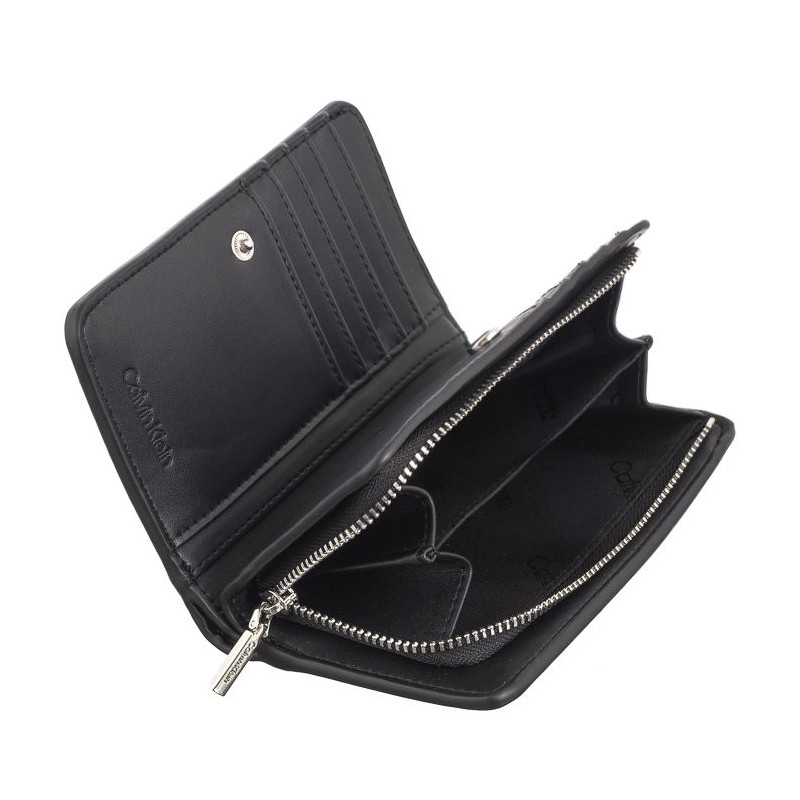 Calvin Klein CK Daily MD Bifold Mono Black Monogram Pu K60K612683 0GM (CK535-a) handbag