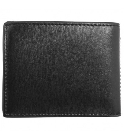 Calvin Klein Clean Esntl Bifold 5CC W/Coin CK Black Palmellato K50K512264 BEH (CK536-a) handbag