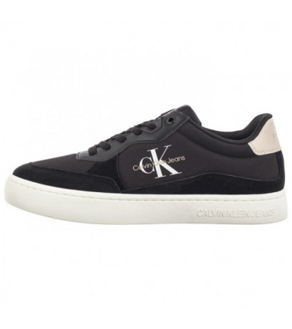 Calvin Klein Classic Cupsole Low Mix Mtl Black/Eggshell/White YM0YM01033 0GR (CK541-a) sports shoes