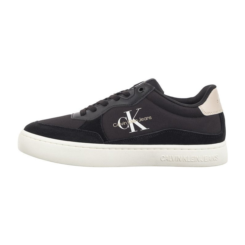 Calvin Klein Classic Cupsole Low Mix Mtl Black/Eggshell/White YM0YM01033 0GR (CK541-a) sports shoes