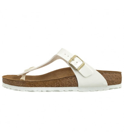 Birkenstock Gizeh BF Patent White 1005299 (BK51-b) šlepetės