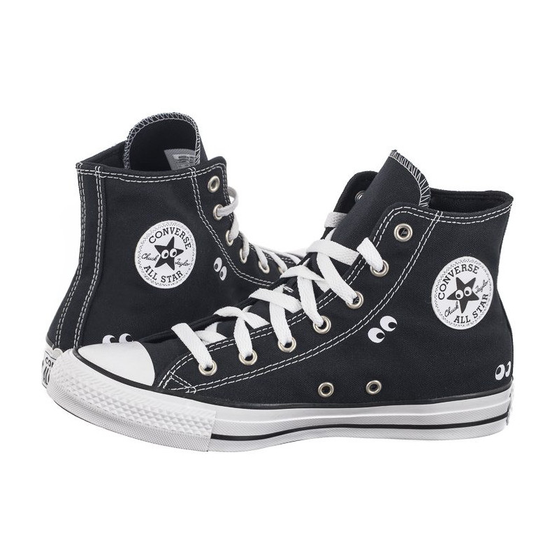 Converse CTAS Hi Black/White/Black A10386C (CO701-a) shoes