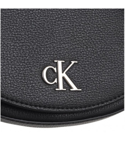 Calvin Klein Minimal Monogram Saddle22 Black K60K612718 BEH (CK543-a) handbag