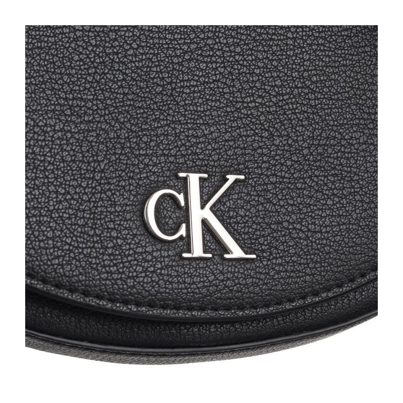 Calvin Klein Minimal Monogram Saddle22 Black K60K612718 BEH (CK543-a) handbag