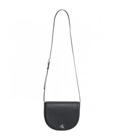 Calvin Klein Minimal Monogram Saddle22 Black K60K612718 BEH (CK543-a) handbag